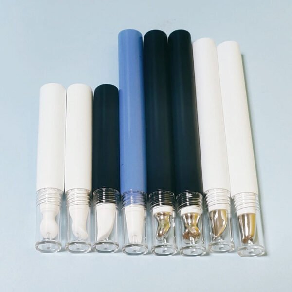 Empty Metal Zinc Alloy Massager Applicator Cosmetic Tube 7ml 10ml Metal Gloss Tip Applicator for Squeeze Lip Gloss Tube - Image 2