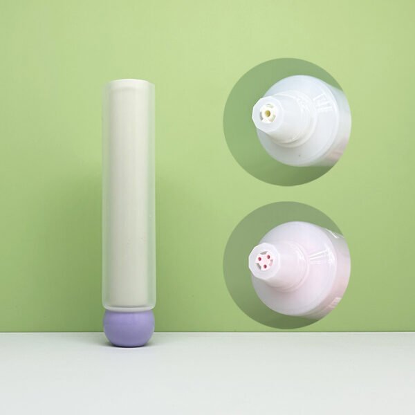 Empty Dual Chamber Tube for Hand Cream 2 In 1 Double Tube Packaging 50ml+50ml Lotion Tube Cosmetic Plastic Packaging