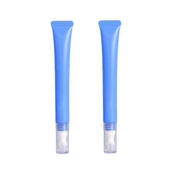 Custom Eye Cream Tube Unique Lip Gloss Tube with Metal Applicator For Chapstick Lip Balm Matte Frosted Packaging - Image 3