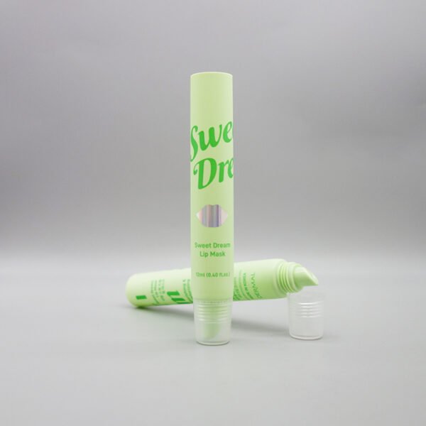 Hot selling OEM ODM make your own logo squeeze tube lip gloss plastic tube lip balm care tube - Image 2