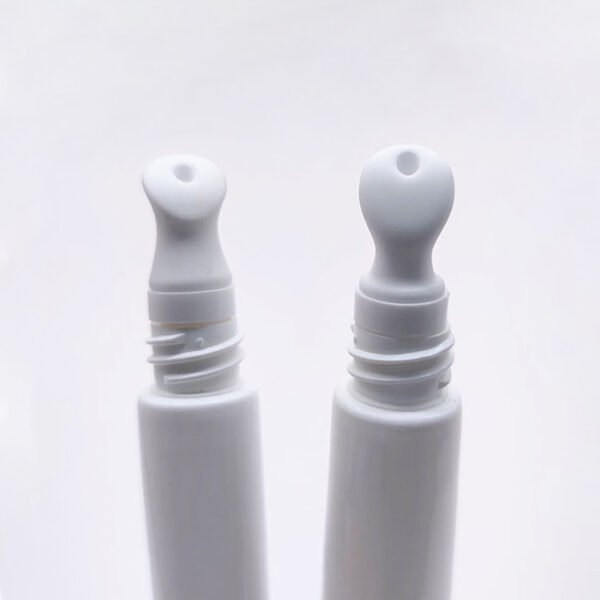 Custom Eye Cream Tube Unique Lip Gloss Tube with Metal Applicator For Chapstick Lip Balm Matte Frosted Packaging - Image 4