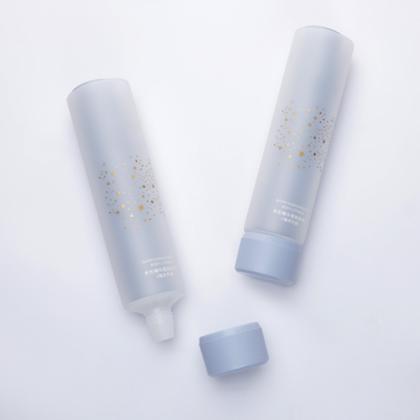 Dual Chamber Double Twin Tubes Body Lotion Hair Skin Care Beauty Cosmetic Packaging Plastic Matte Squeeze Soft Tube - Image 3