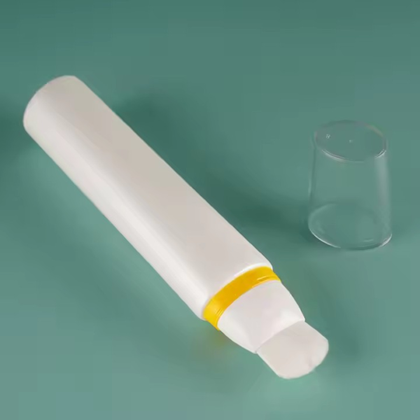 empty eco friendly squeeze 50ml 60ml 70ml 80ml tube for brush head face mask foundation brush scalp care transparent white tube cosmetics - Image 3