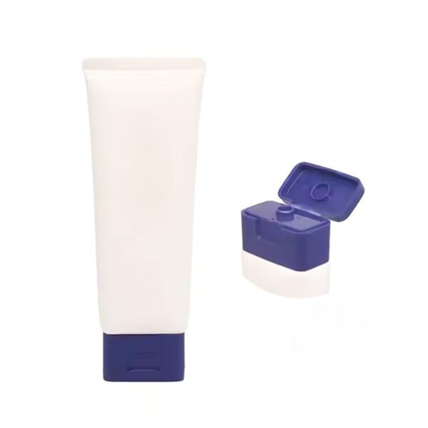 Flat Plastic Soft Tube Rectangle Flip Top Cap Hand Cream Face Cream Skin Care Sun Block Sun Cream Sunscreen Packaging
