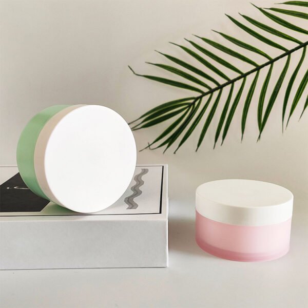 Wholesale Empty Cosmetic Jar Scrub Face Care Container Skincare Packaging 100g 120g PP Plastic Clay Mask Jar