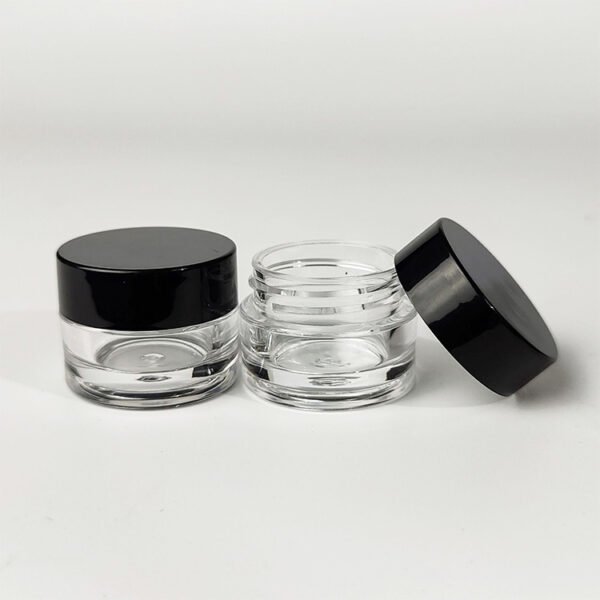 5g Concealer Jar Round Empty Transparent Cosmetic Plastic Concealer Containers Mini Lip Sleeping Balm Jar Face Cream Jar Empty Cosmetic Container