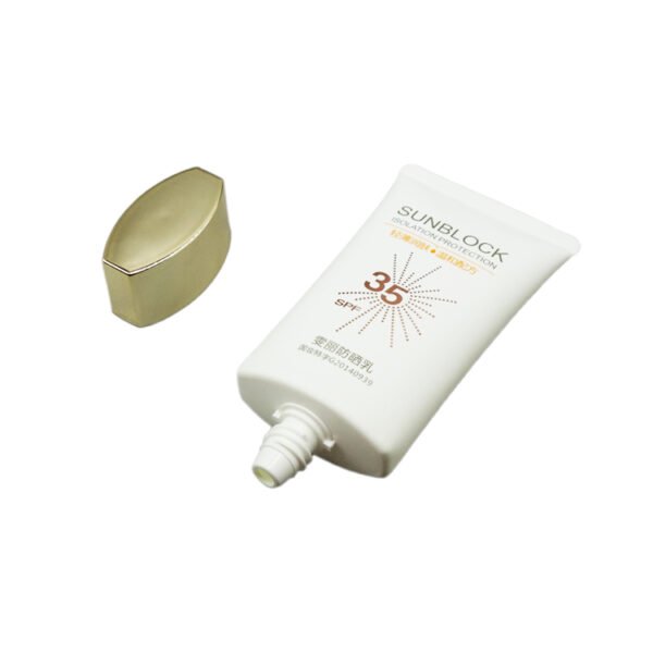 50ml Custom Empty Oval Hand Eye Packaging Bb Cream Sunscreen Tubes Skincare Squeeze Cosmetic Plastic Tube for Cosmetics - Image 3