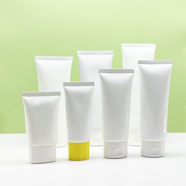 Cosmetic Tube with Customized Printing Hand Cream Sunscreen Oval Tube Flat Widemouthed Thin Plastic Tube