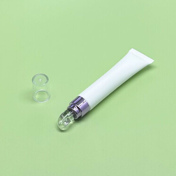 D19 Cosmetic Plastic Squeeze Tube Silica Gel Head Screw Cap Eye Cream Lip Gloss Skin Care Essential Oil Screen Printing PE Tube - Image 3