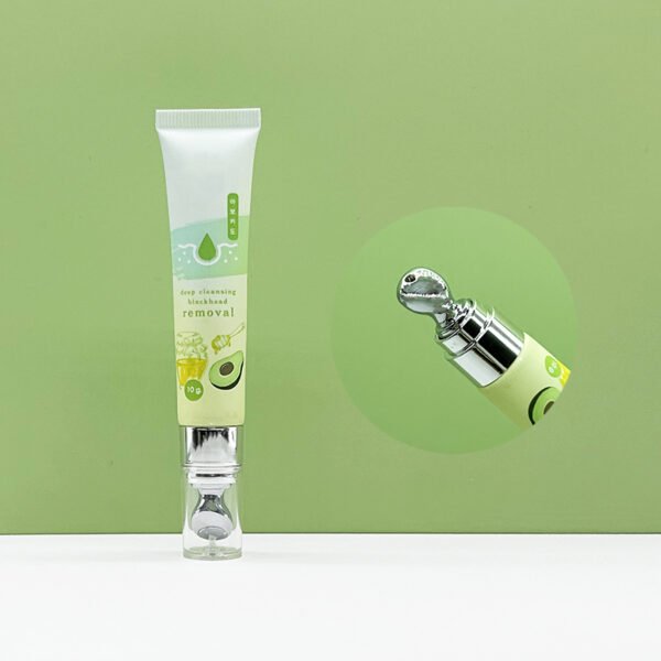 Custom Eye Cream Tube Unique Lip Gloss Tube with Metal Applicator for Chapstick Lip Balm Matte Frosted Packaging