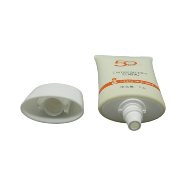 Customized Wholesale 30ml 50ml 80ml Oval Flat Tube BB Cream Hand Lotion Sunscreen Container Plastic Cosmetic Packaging Tube - Image 2