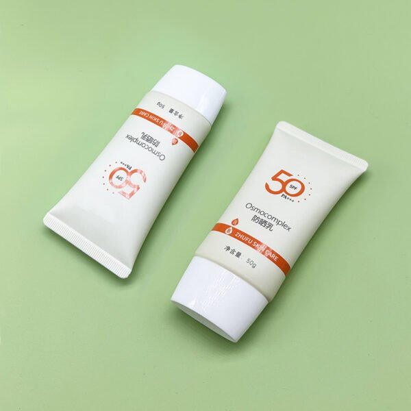 Customized Wholesale 30ml 50ml 80ml Oval Flat Tube BB Cream Hand Lotion Sunscreen Container Plastic Cosmetic Packaging Tube