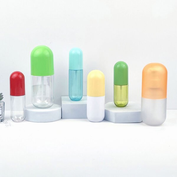 Cosmetic Packaging PET Essence Toner Lotion Bottle Straight Shoulders and Round Bottom 60ml, 80ml,100ml,130ml,220ml,300ml
