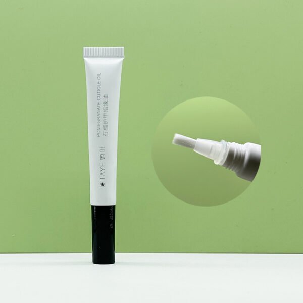 Empty Soft Squeeze Plastic Cosmetic Packaging Cuticle Oil Nail Polish Oil Tube Lip Gloss Tubes Lip Balm Applicator Brush Spone
