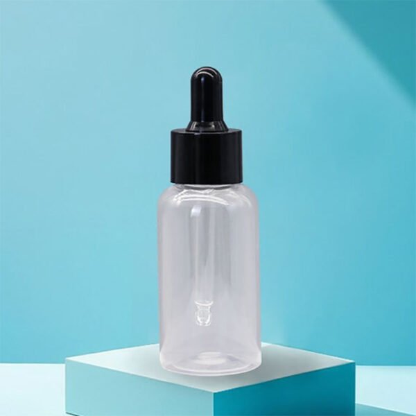 Creative Cosmetic Packaging Lotion Pump Bottle 30 50 80 100ml Luxury PET Plastic Skincare Brand Serum Dropper Bottle