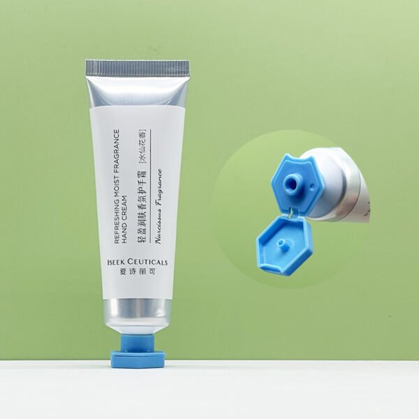 Customized High-end Extrusion Tube with Hexagonal Flip Cover Facial Cleanser Hand Cream Lotion