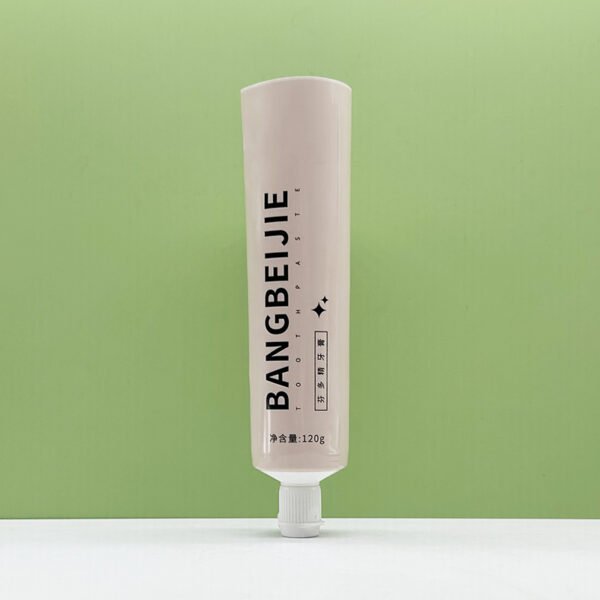 Customized Wholesale Plastic Tube PE Collapsible Squeeze Toothpaste Packaging Tube Empty Plastic Tooth Paste Soft Tube